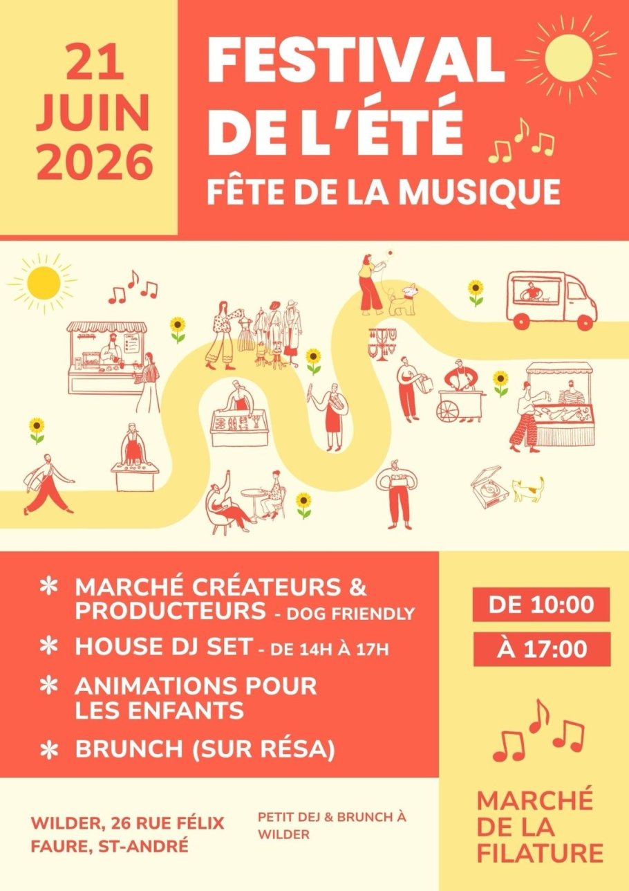 marché de la filature le dimanche matin à saint-andré-lez-lille fête de la musique